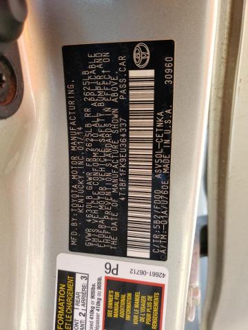 Photo 11 VIN: 4T1BF1FK9EU364337 - TOYOTA CAMRY 