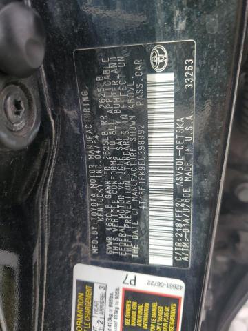 Photo 11 VIN: 4T1BF1FK9EU398892 - TOYOTA CAMRY L 