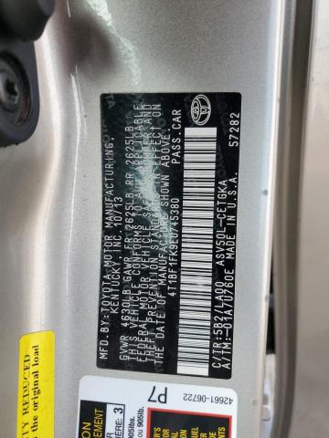 Photo 11 VIN: 4T1BF1FK9EU745380 - TOYOTA CAMRY L 