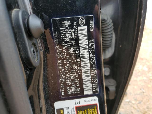 Photo 11 VIN: 4T1BF1FK9EU795776 - TOYOTA CAMRY L 