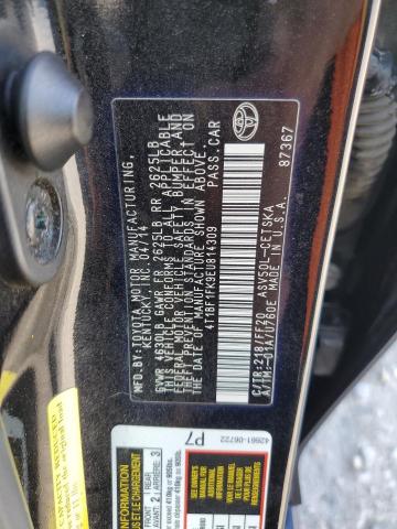 Photo 11 VIN: 4T1BF1FK9EU814309 - TOYOTA CAMRY L 