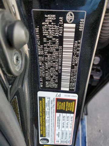 Photo 11 VIN: 4T1BF1FK9EU832230 - TOYOTA CAMRY 