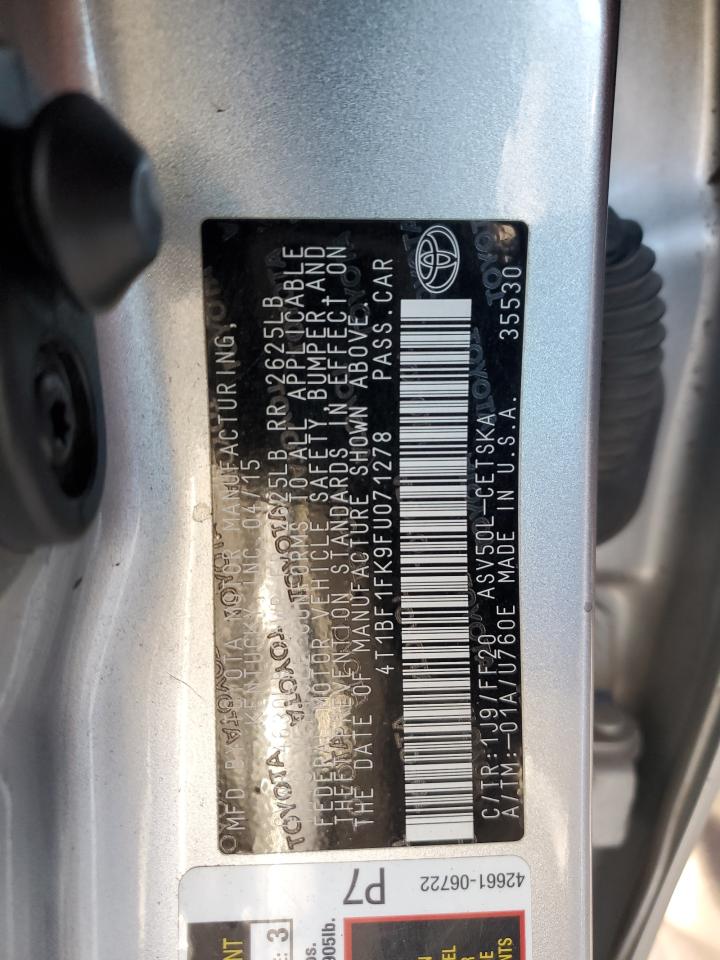 Photo 11 VIN: 4T1BF1FK9FU071278 - TOYOTA CAMRY 