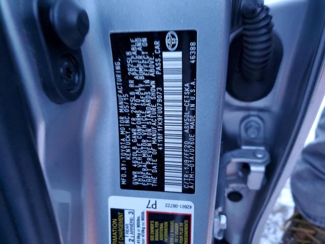 Photo 11 VIN: 4T1BF1FK9FU079073 - TOYOTA CAMRY LE 