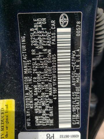 Photo 11 VIN: 4T1BF1FK9FU082085 - TOYOTA CAMRY 