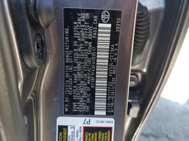 Photo 11 VIN: 4T1BF1FK9FU103517 - TOYOTA CAMRY 