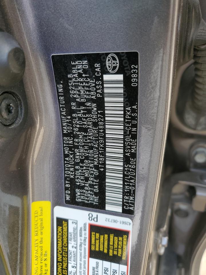 Photo 11 VIN: 4T1BF1FK9FU488271 - TOYOTA CAMRY 