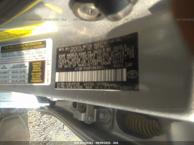 Photo 8 VIN: 4T1BF1FK9FU883843 - TOYOTA CAMRY 