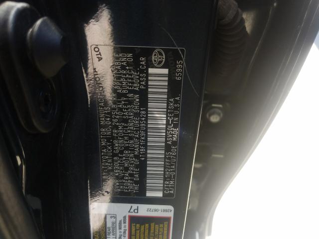 Photo 9 VIN: 4T1BF1FK9FU954281 - TOYOTA CAMRY LE 