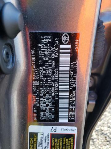 Photo 11 VIN: 4T1BF1FK9FU985370 - TOYOTA CAMRY 