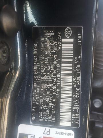 Photo 11 VIN: 4T1BF1FK9GU171513 - TOYOTA CAMRY 