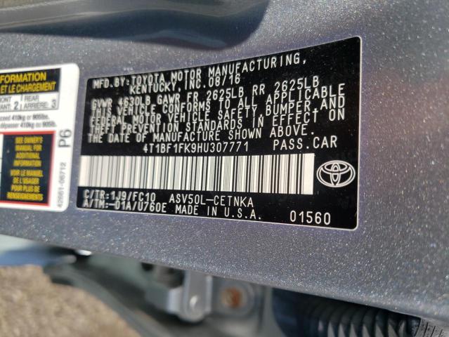 Photo 9 VIN: 4T1BF1FK9HU307771 - TOYOTA CAMRY 