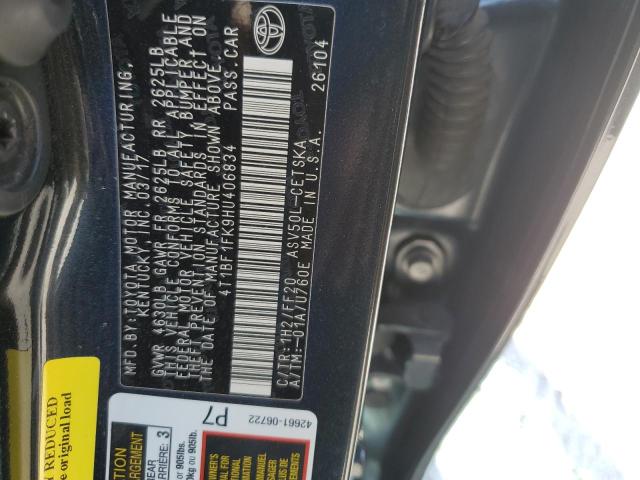 Photo 11 VIN: 4T1BF1FK9HU406834 - TOYOTA CAMRY LE 