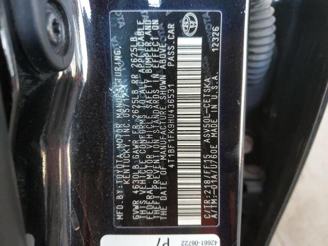 Photo 11 VIN: 4T1BF1FK9HU436531 - TOYOTA CAMRY LE 