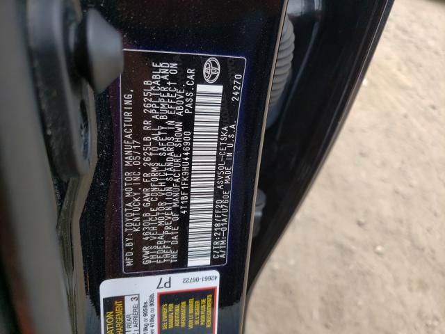 Photo 9 VIN: 4T1BF1FK9HU446900 - TOYOTA CAMRY LE 