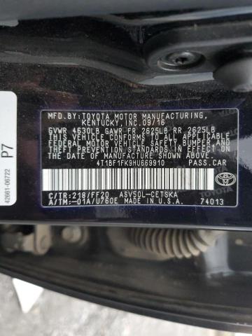 Photo 11 VIN: 4T1BF1FK9HU669910 - TOYOTA CAMRY LE 