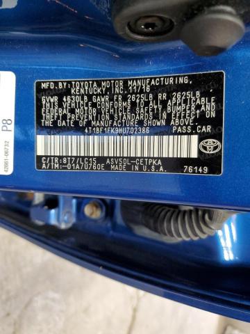 Photo 11 VIN: 4T1BF1FK9HU702386 - TOYOTA CAMRY 