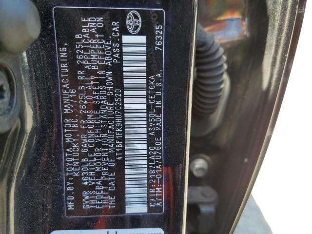 Photo 11 VIN: 4T1BF1FK9HU702520 - TOYOTA CAMRY LE 