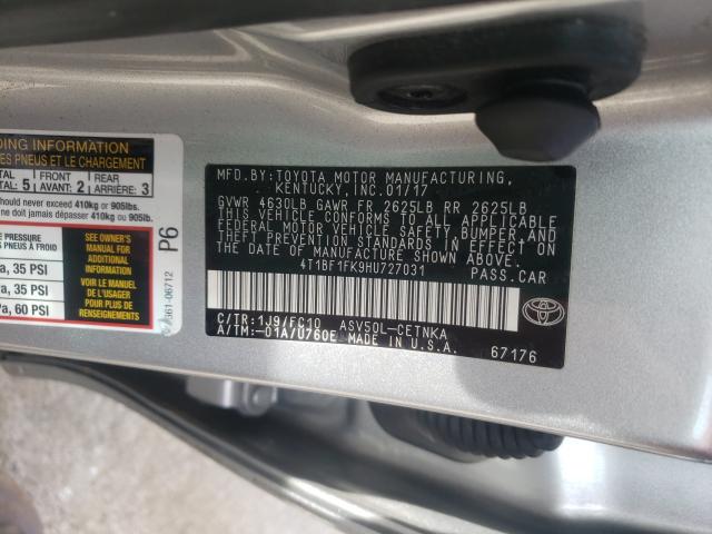 Photo 9 VIN: 4T1BF1FK9HU727031 - TOYOTA CAMRY LE 