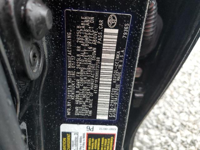 Photo 11 VIN: 4T1BF1FK9HU737588 - TOYOTA CAMRY LE 