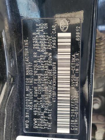 Photo 11 VIN: 4T1BF1FK9HU763978 - TOYOTA CAMRY LE 