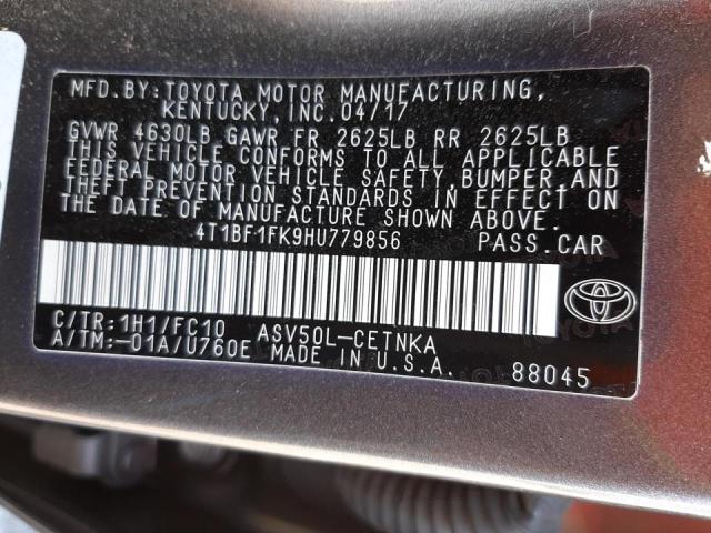 Photo 9 VIN: 4T1BF1FK9HU779856 - TOYOTA CAMRY LE 