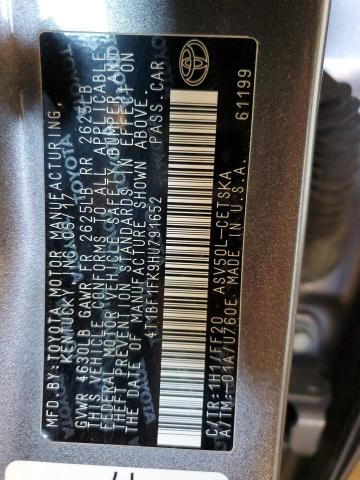 Photo 11 VIN: 4T1BF1FK9HU791652 - TOYOTA CAMRY 