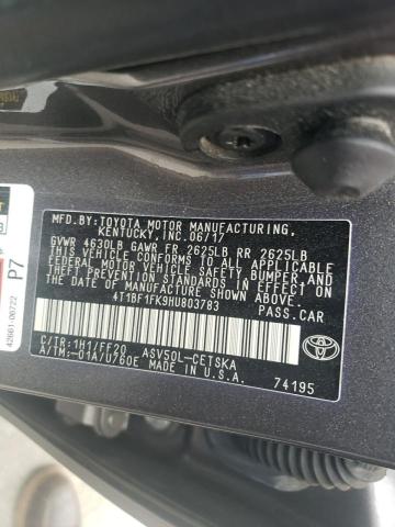 Photo 11 VIN: 4T1BF1FK9HU803783 - TOYOTA CAMRY 