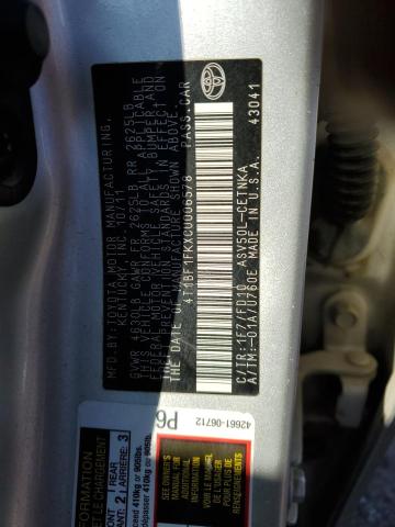 Photo 11 VIN: 4T1BF1FKXCU006578 - TOYOTA CAMRY BASE 