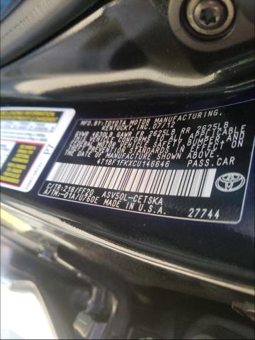 Photo 9 VIN: 4T1BF1FKXCU146646 - TOYOTA CAMRY BASE 