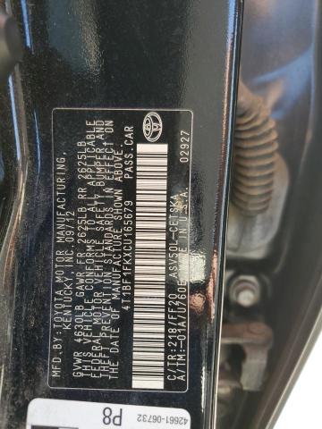 Photo 11 VIN: 4T1BF1FKXCU165679 - TOYOTA CAMRY BASE 