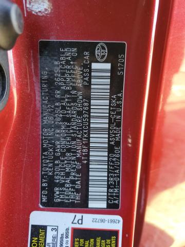 Photo 11 VIN: 4T1BF1FKXCU597687 - TOYOTA UK 