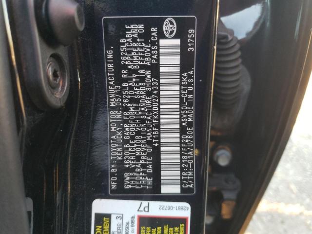 Photo 11 VIN: 4T1BF1FKXDU274337 - TOYOTA CAMRY L 