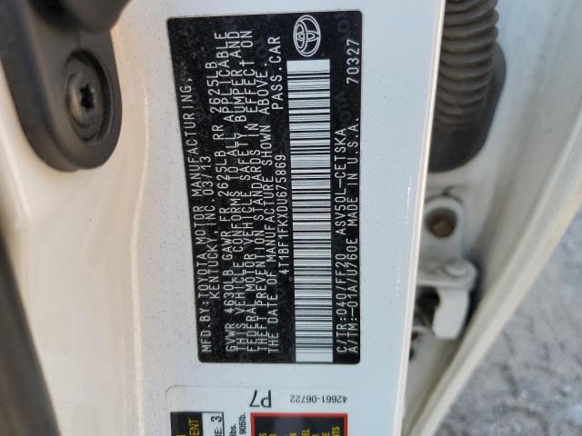 Photo 11 VIN: 4T1BF1FKXDU675869 - TOYOTA CAMRY 