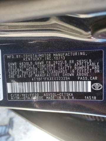 Photo 9 VIN: 4T1BF1FKXEU323294 - TOYOTA CAMRY L 