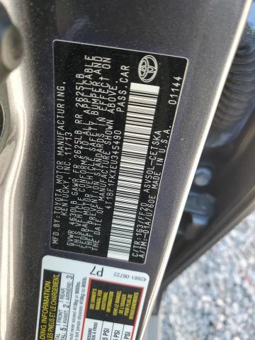 Photo 11 VIN: 4T1BF1FKXEU345490 - TOYOTA CAMRY 