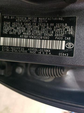 Photo 11 VIN: 4T1BF1FKXEU381082 - TOYOTA CAMRY 