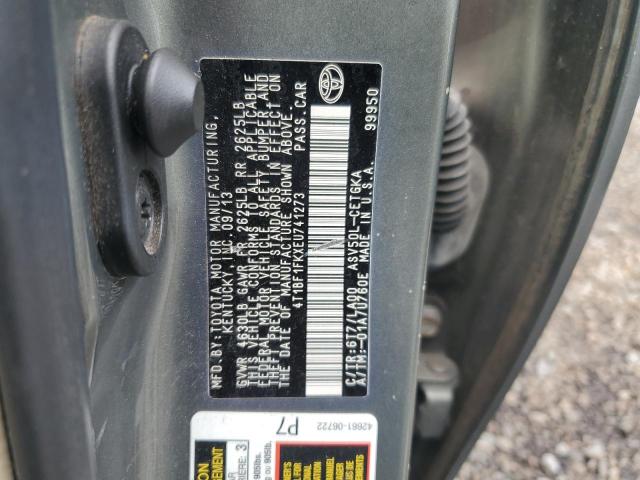 Photo 11 VIN: 4T1BF1FKXEU741273 - TOYOTA CAMRY L 