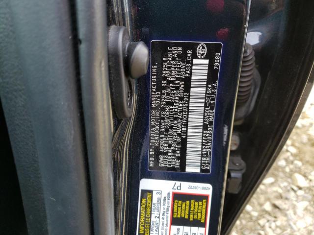 Photo 12 VIN: 4T1BF1FKXEU757912 - TOYOTA CAMRY L 