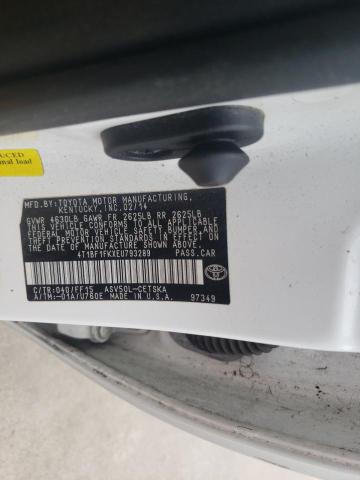 Photo 9 VIN: 4T1BF1FKXEU793289 - TOYOTA CAMRY L 