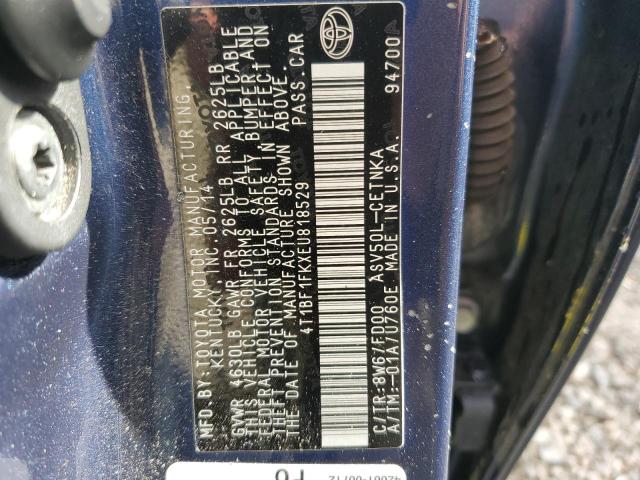 Photo 11 VIN: 4T1BF1FKXEU818529 - TOYOTA CAMRY 