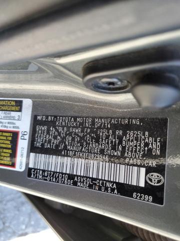 Photo 12 VIN: 4T1BF1FKXEU829546 - TOYOTA CAMRY L 