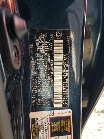 Photo 11 VIN: 4T1BF1FKXEU832589 - TOYOTA CAMRY L 