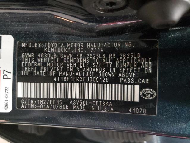 Photo 12 VIN: 4T1BF1FKXFU009128 - TOYOTA CAMRY LE 