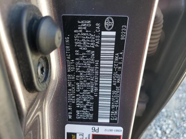 Photo 11 VIN: 4T1BF1FKXFU879140 - TOYOTA CAMRY 