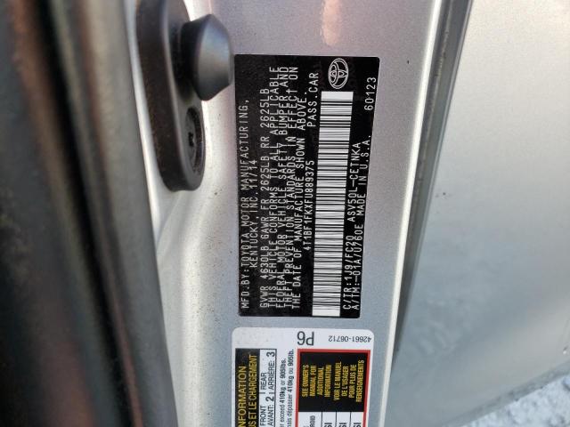 Photo 12 VIN: 4T1BF1FKXFU889375 - TOYOTA CAMRY LE 