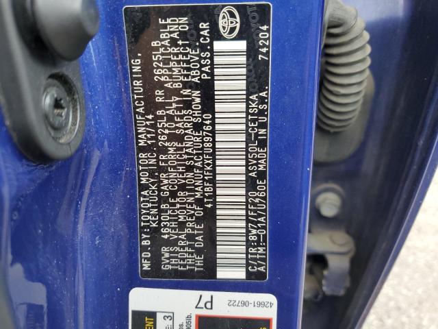 Photo 12 VIN: 4T1BF1FKXFU897640 - TOYOTA CAMRY 