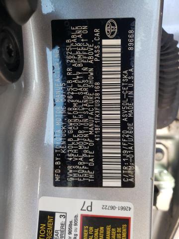 Photo 9 VIN: 4T1BF1FKXFU938168 - TOYOTA CAMRY LE 