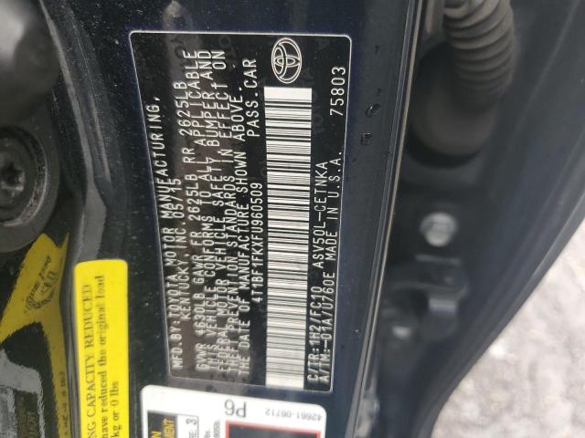 Photo 11 VIN: 4T1BF1FKXFU960509 - TOYOTA CAMRY 