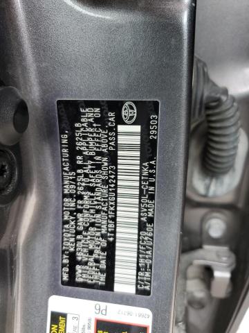 Photo 11 VIN: 4T1BF1FKXGU142473 - TOYOTA CAMRY 